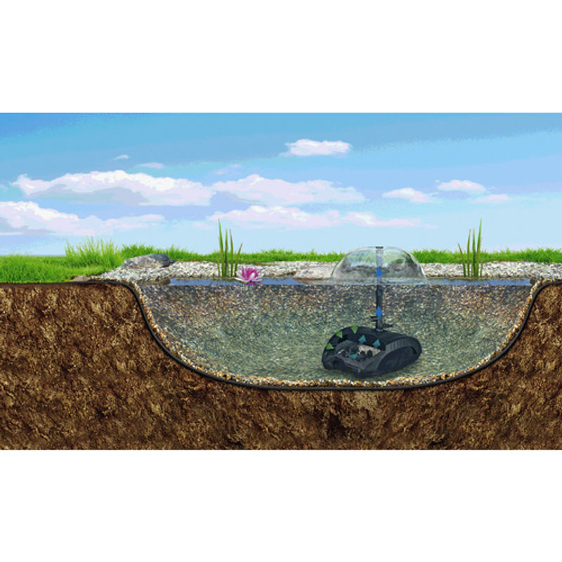 PONTEC Teichfilter PonDuett in Schwarz mit 25 W und einer Fördermenge von 1500 l/h - Bild 2