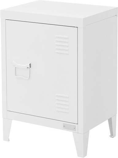 ML-Design Aktenschrank Industrial aus Stahl in Weiß, B/T/H: 40 x 30 x 57,5 cm - Bild 1