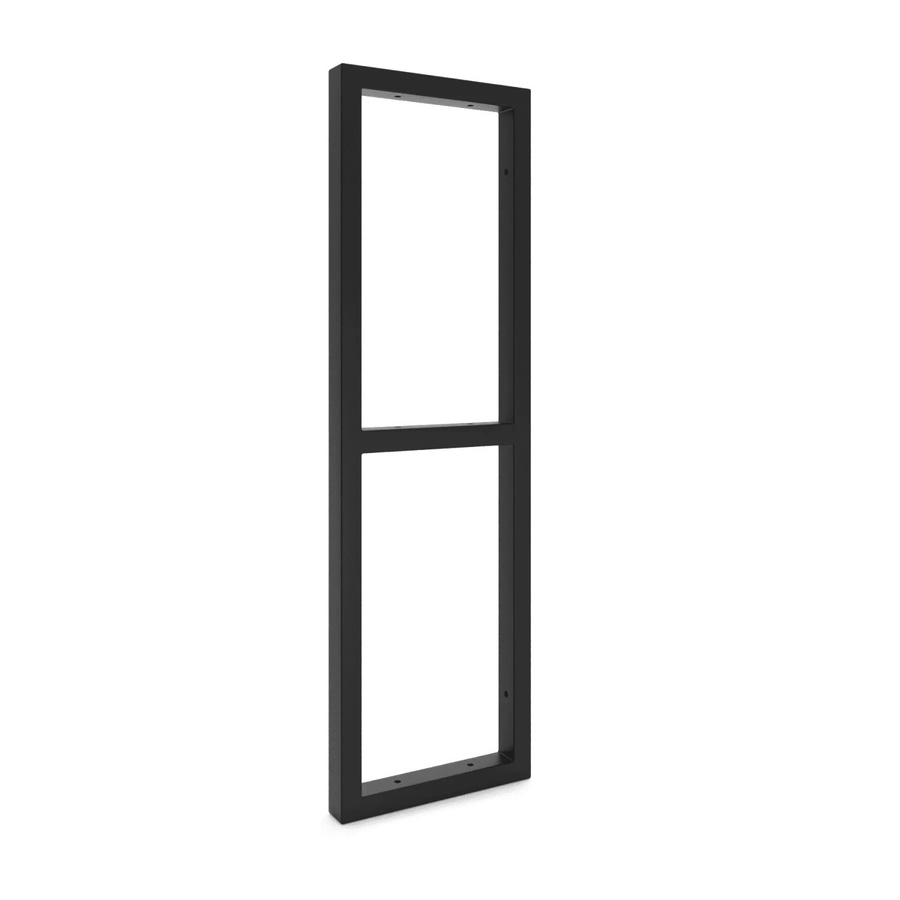 HEVVA Schwerlast Regalhalter HOHENBERG aus Stahl in Schwarz Matt, Tiefe: 20 cm - Bild 2