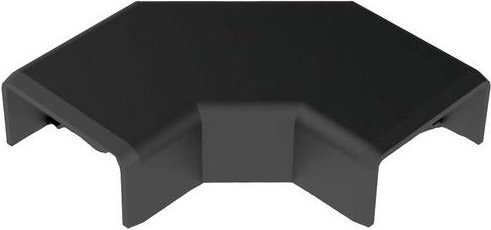 KOPOS 8923_FB Kabelkanal Flachwinkel Schwarz B: 20 mm, H: 10 mm - Bild 1