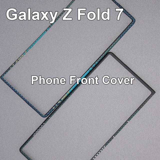 Samsung Galaxy Z Fold 7 Schutzhülle aus Aramid Carbon Faser als Hard Shell Rahmen und vordere Abdeckung in Schwarz - Bild 1