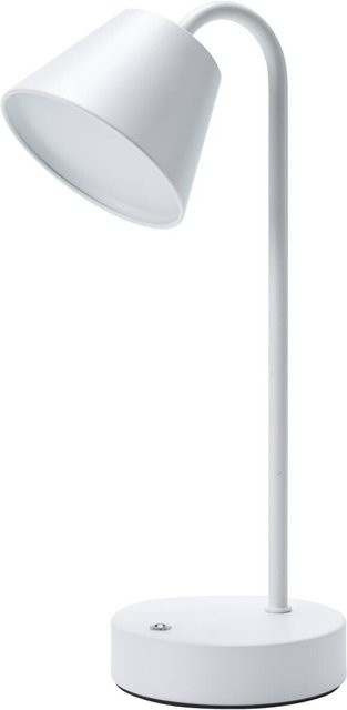 Pocoline LED-Tischleuchte Darla in Weiß aus Metall mit modernem Design, B/H/L: 11 x 31 x 11 cm - Bild 1