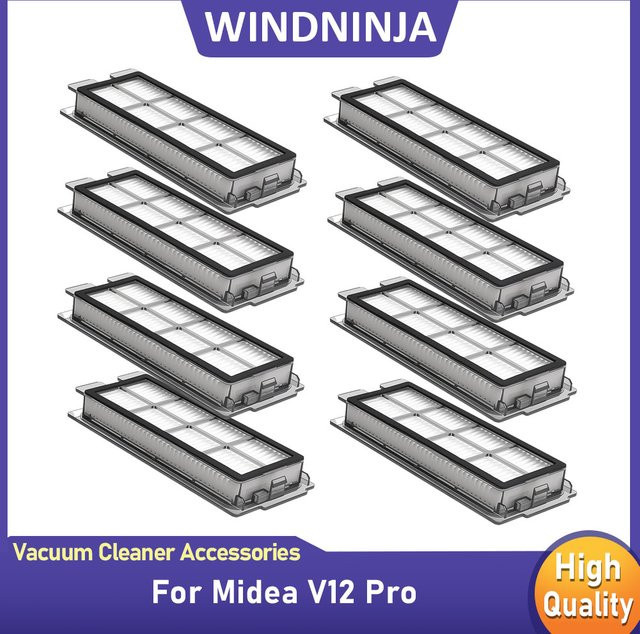 Midea V12 Pro HEPA-Filter Ersatzset in Weiß für Saugroboter - Bild 1