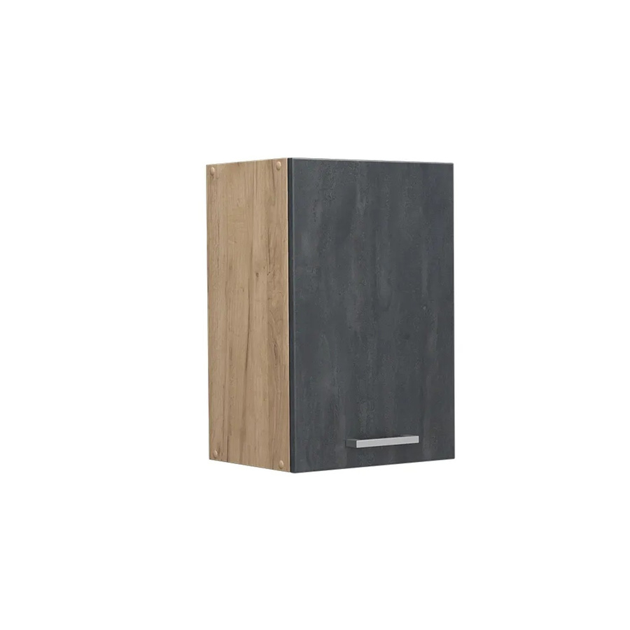 Vicco R-Line Hängeschrank für die Küche in Schwarz Beton und Eiche, B/T/H: 40 x 31 x 60 cm - Bild 2