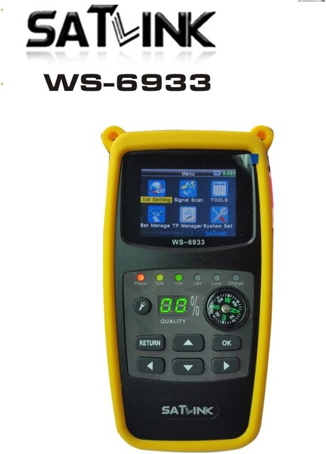 Satlink WS-6933 Digitales Satelliten-Finder-Messgerät für DVB-S2 FTA und CKU-Band - Bild 1