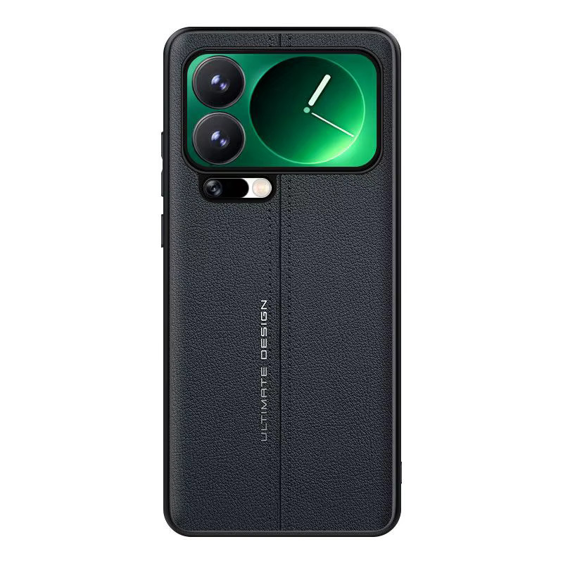 Premium Handyhülle aus echtem Leder für Xiaomi 17 Pro Max, 17 Pro und 17 in Schwarz mit stoßfestem Schutz - Bild 4