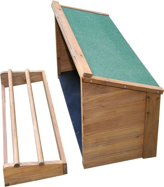 Kerbl Legenest Fortuna Anbau mit Sitzstangen aus Holz für Kleintierställe 82813 B/T/H: 63,0 x 41,0 cm - Bild 1