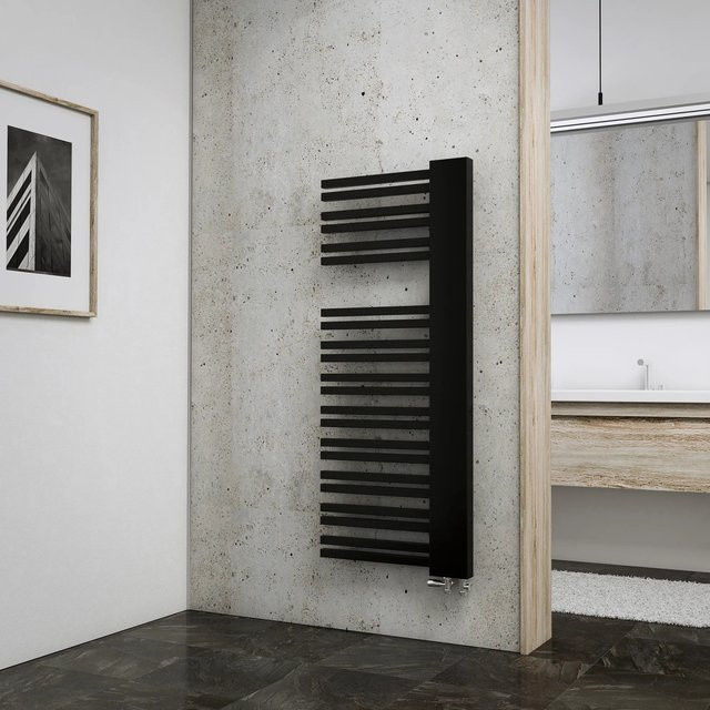 Schulte Design-Heizkörper Bologna Anthrazit Version Rechts B: 50 cm, H: 121 cm - Bild 1