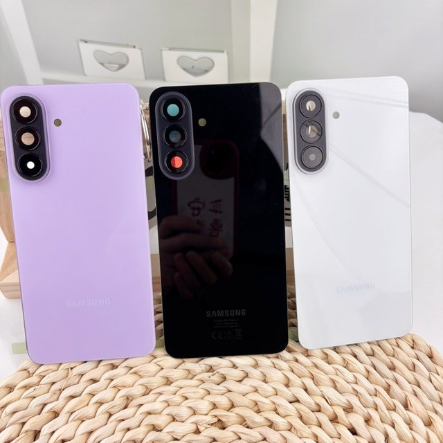 Samsung Galaxy A37 5G A376B Ersatzgehäuse mit Glas-Akkudeckel, Kameralinsenrahmen und Klebstoff in Purple - Bild 1