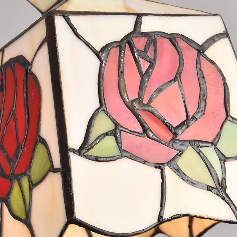 Ramalho Tiffany Pendelleuchte aus Glas in Multicolour für Wohnzimmer, Küche und Flur - Bild 2