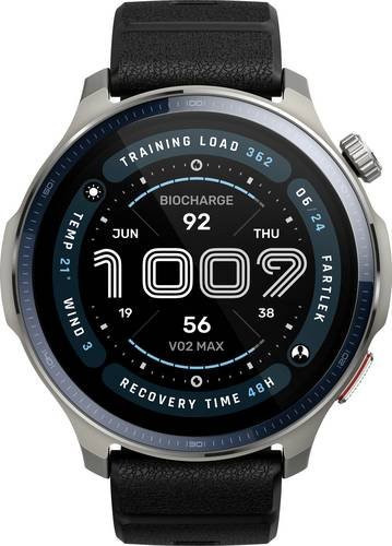 Amazfit Smartwatch, Schwarz, Edelstahl, Silikon, NFC, GPS, Unisex - Bild 2