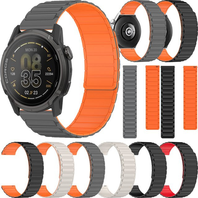 COROS Uhrenarmband Silikon, Magnetschlaufen, Multicolor, Unisex - Bild 1