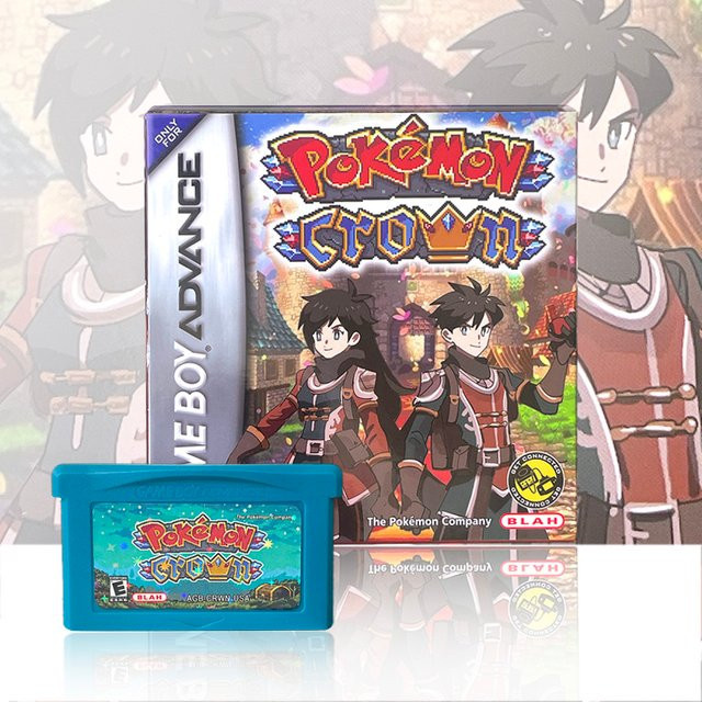 Keeppley Pokemon CROWN 6.0.1 GBA Flash-Karte mit Spielmodul und ROM-Hack für die Videospielkonsole - Bild 1