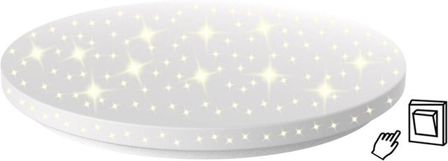 Blulaxa LED-Deckenleuchte Aina in Weiß, Durchmesser: 33 cm - Bild 1