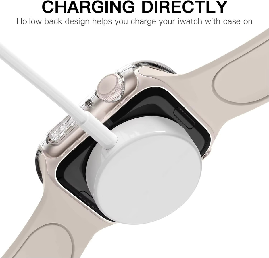 SAMUTAX Displayschutzfolie für Apple Watch, Silikon, transparent - Bild 5