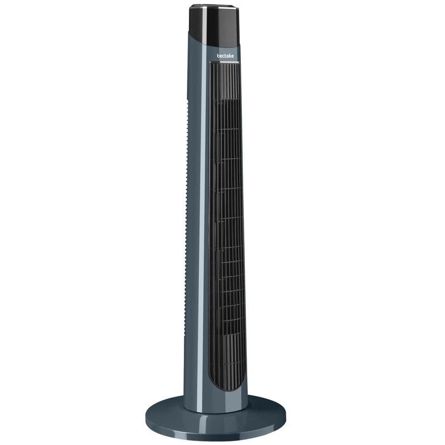 Tectake Turmventilator Arktis in Anthrazit mit 90° Schwenkfunktion, 3 Modi und 3 Geschwindigkeitsstufen, H x B x T: 93 x 32 x 32 cm - Bild 2