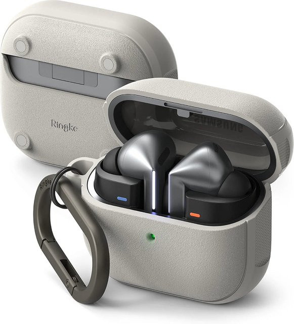 Ringke Onyx Magnetic Hülle für Samsung Galaxy Buds3 FE, Buds3 Pro und Buds3 in Grau - Bild 1