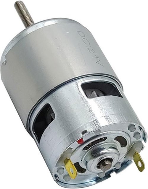 DAZZLEEX 755 DC-Motor 18V 120W mit Kugellager und hohem Drehmoment in Silber - Bild 1