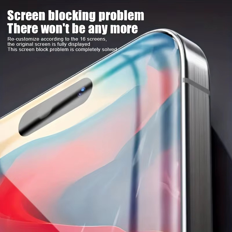 4er-Pack HD Anti-Spy Hydrogel Displayschutzfolie für Apple iPhone 17 16 15 14 13 12 11 Pro Max Air XR XS Max in Transparent - Bild 2