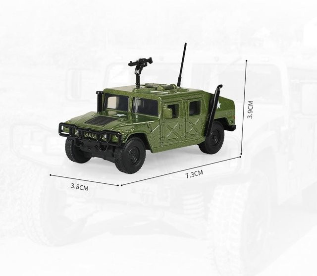 Linyi toy car Militärfahrzeuge, gepanzertes Fahrzeug, Metall, ab 14 Jahren - Bild 1