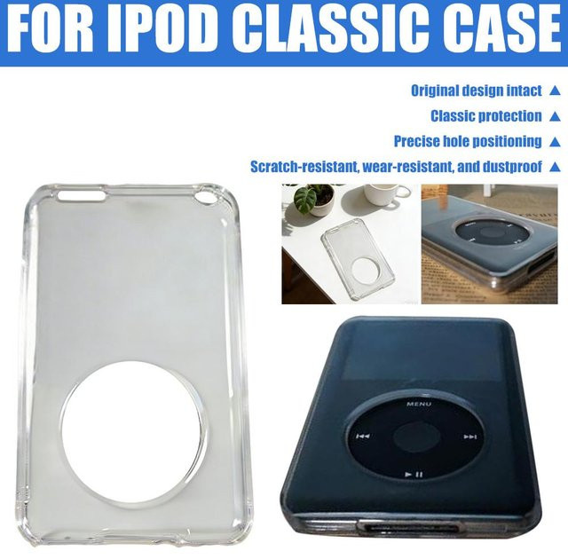 INNIOASIS Schutzhülle für iPod Classic und iPod Touch MP3-Player in Transparent/Weiß - Bild 1