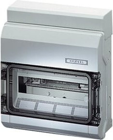 Hensel Automatengehäuse KV 1512 Verteiler mit 12 TE in Grau und Transparent mit IP54 Schutzart - Bild 1