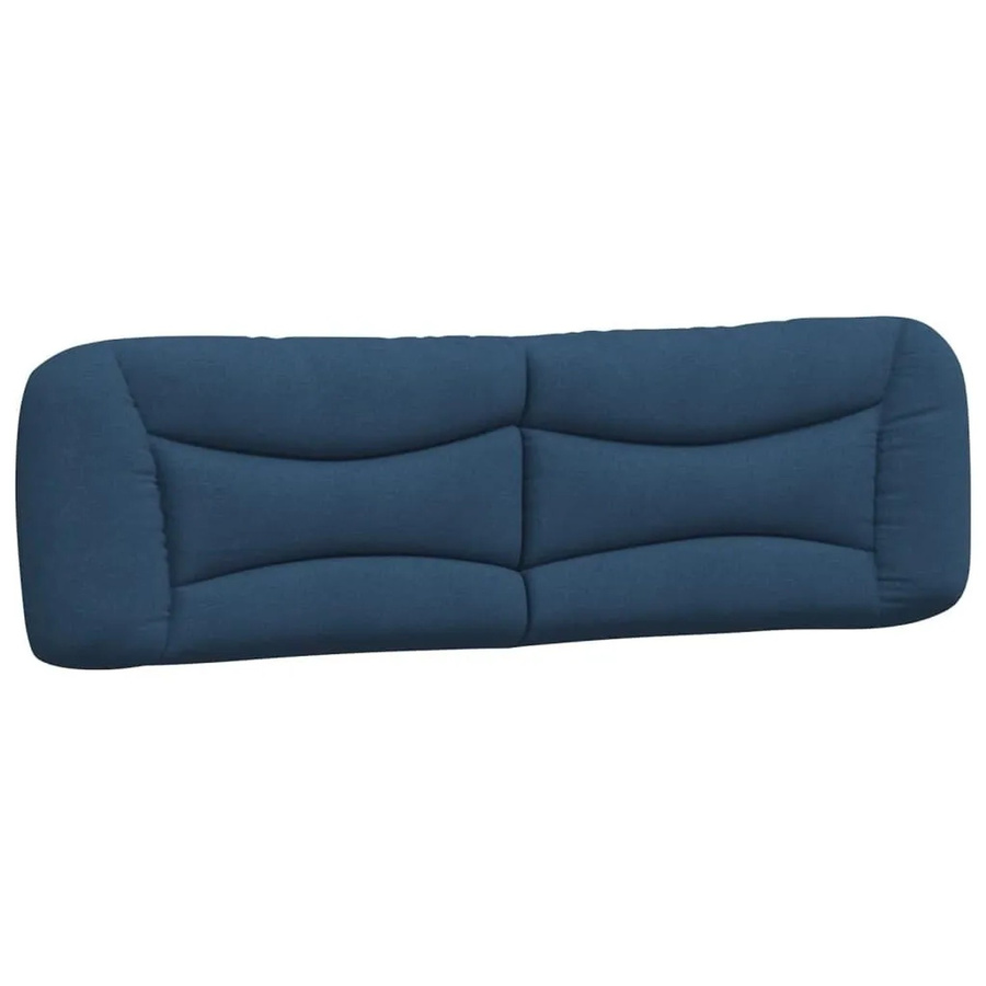 vidaXL Kopfteil-Kissen Hvar in Blau aus Polyester, Breite: 180 cm - Bild 2