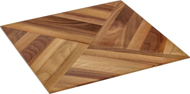 VEGA Servierbrett Carbo in Nussbaum, konisch, B/T: 28,2 x 28,2 cm, Höhe: 1,9 cm - Bild 1