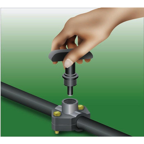 Gardena Sprinklersystem Schneidwerkzeug für Anbohrschelle mit 3/4 Zoll-Gewinde, Metall, grau/bunt, B/T/H: 3,6 x 1 x 10 cm - Bild 3