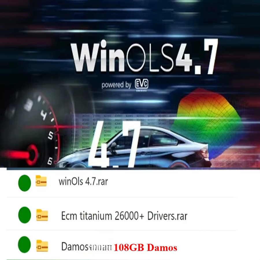 Winols 4.7 Vollversion inklusive 108 GB Damos und ECM TITANIUM 1.61 sowie IMMO SERVICE Tool für Windows 7, 10 und 11 - Bild 4