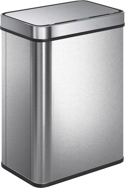 HOMCOM Sensor-Mülleimer in Silber, B/T/H: 27 x 39 x 54 cm - Bild 1