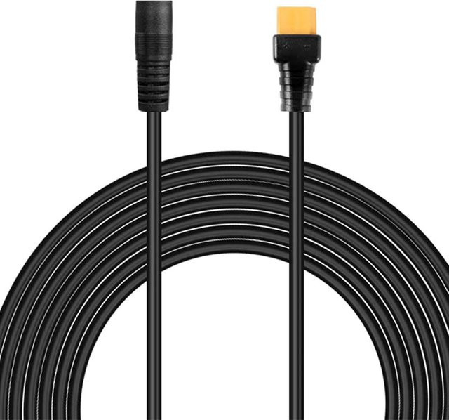 Anker Ladekabel XT60 auf DC7909 Buchse, 1,5 m, Schwarz - Bild 1