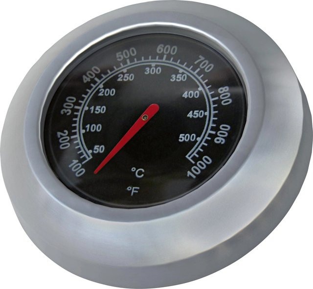 Jamestown Ersatz-Deckelthermometer für Gasgrill Colten aus Edelstahl in Silber - Bild 1