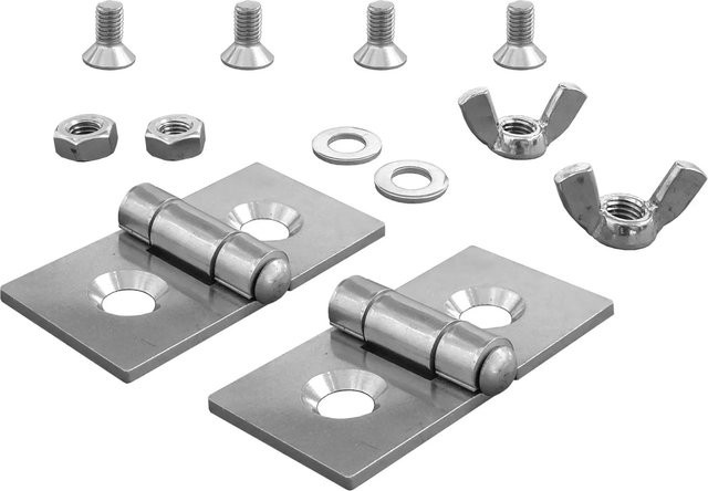 Sarei Umbauset Kaminhaube klappbar aus Edelstahl in Silber - Bild 1