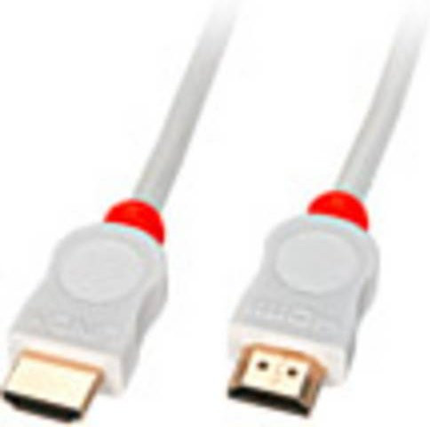 Lindy HDMI Anschlusskabel 4K UHD in Weiß, Länge: 3,00 m - Bild 1