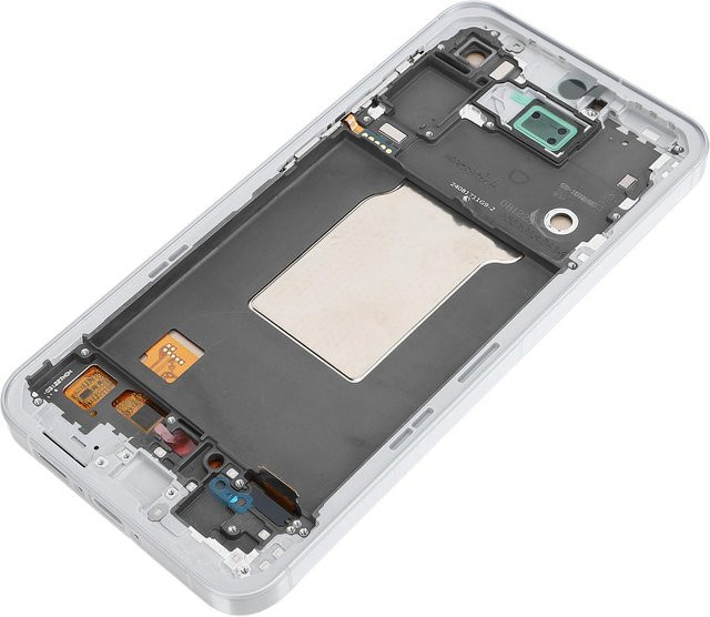TOMTOP TFT Touch-Display Digitizer-Baugruppe mit Rahmen und Reparaturwerkzeugen für Samsung A55 5G in Silber - Bild 1