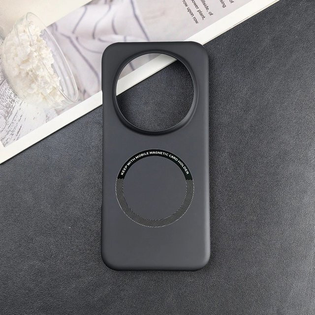 Harte magnetische Handyhülle für Honor Magic 8 Lite, 7 oder 6 Pro in Blau, matte und hautfreundliche Schutzhülle mit Anti-Fingerabdruck-Funktion - Bild 1