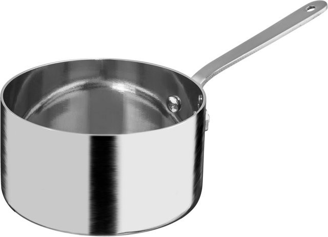 VEGA Mini Stielkasserolle aus Edelstahl in Silber, 220 ml, Durchmesser: 8 cm, Höhe: 4,5 cm - Bild 1
