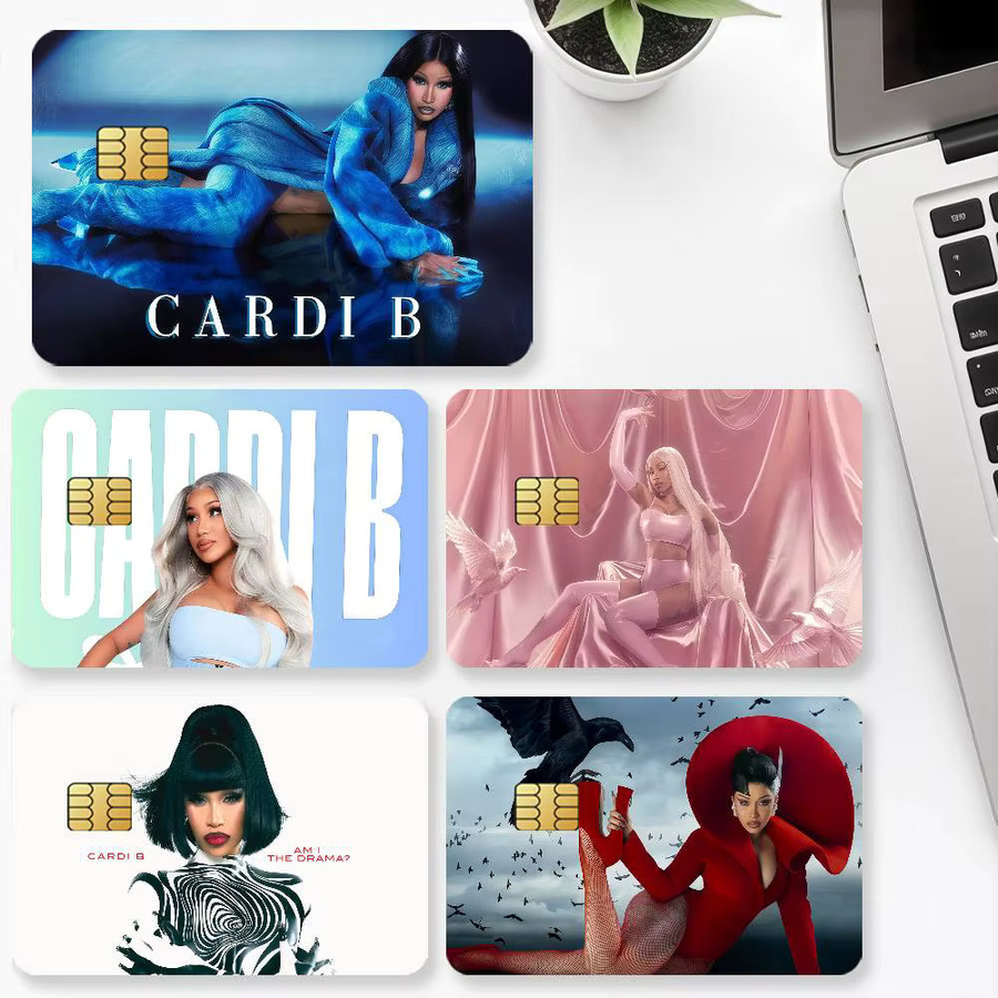 Singer C-Cardi B Karten-Aufkleber für Bank- und Kreditkarten - Bild 5