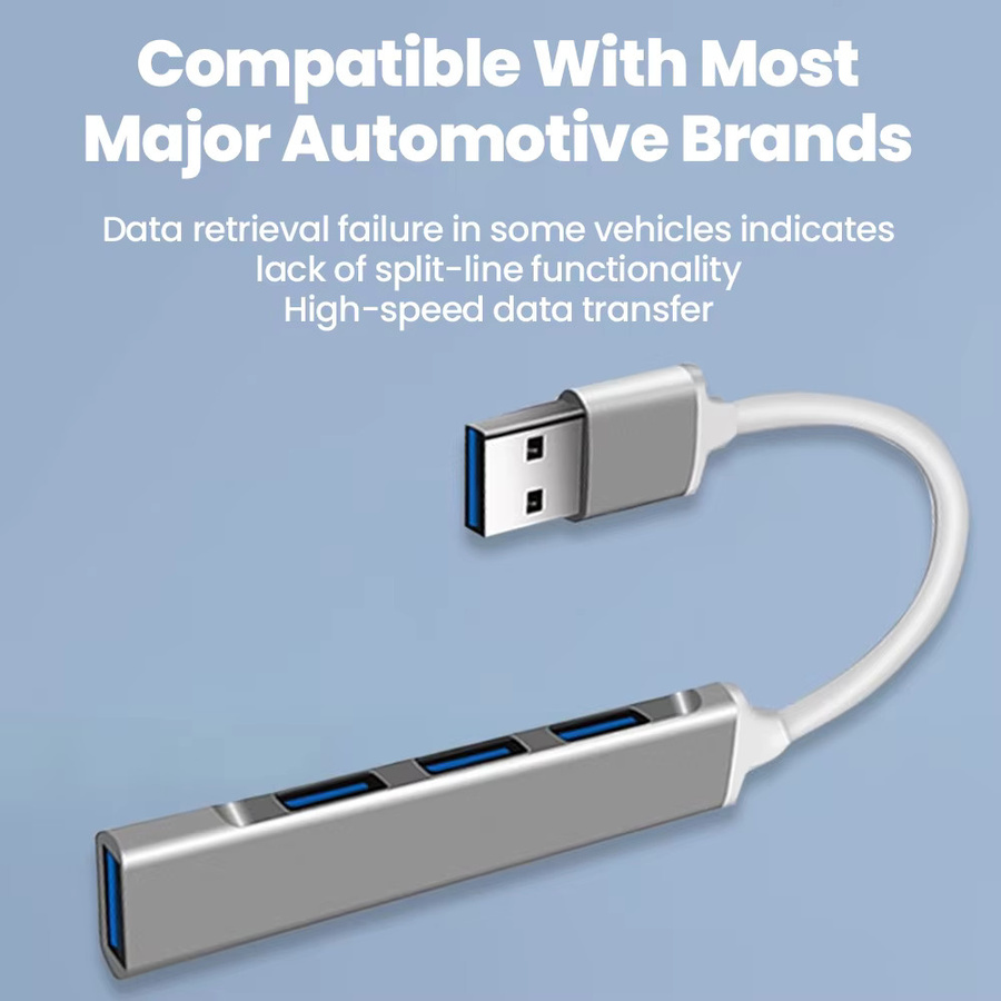 4-in-1 Typ-C USB Multifunktions-Hub Dockingstation Multiport OTG Splitter Adapter in Silber für PC Notebook MacBook - Bild 5