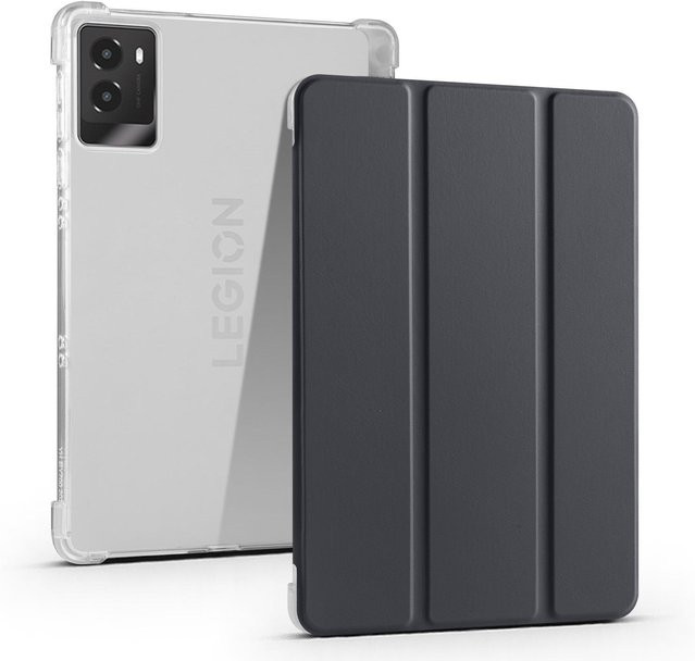 Lenovo Legion Y700 Tablet Hülle mit Stifthalter, dreifach faltbar, weiche Schutzhülle für Y700 2nd Gen TB320FC, Schwarz - Bild 1