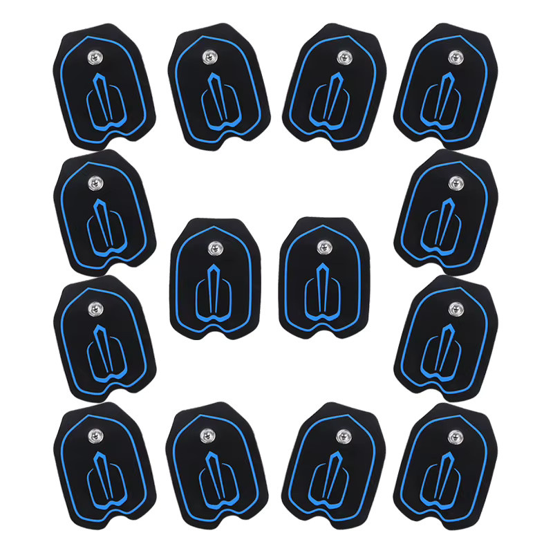 Selbstklebende Vlies-TENS-Elektrodenpads in Schwarz für elektrische Muskelstimulatoren und Niederfrequenz-Muskelmassagegeräte von yinhang - Bild 4
