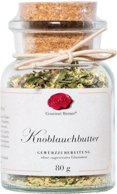 Gourmet Berner Knoblauchbutter Gewürzmischung 80 g - Bild 1