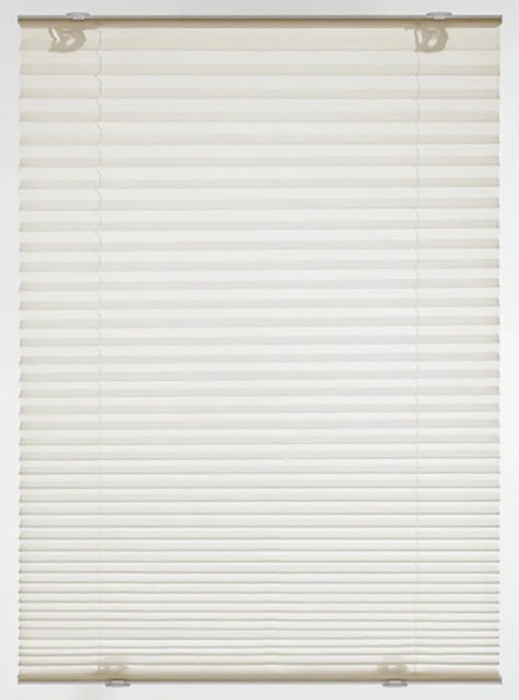 Gardinia Plissee Solo halbtransparent in Creme, B: 100 cm, H: 130 cm - Bild 1