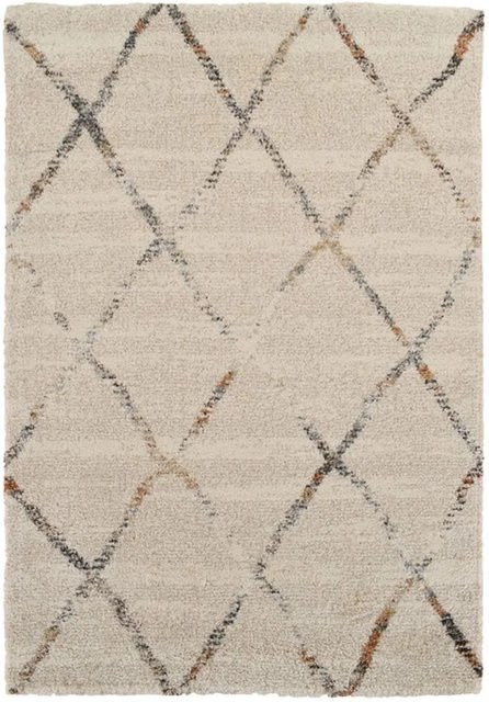 Vercai Rugs Teppich City Diamonds in Beige mit Rautenmuster, B: 120 cm, T: 170 cm - Bild 1