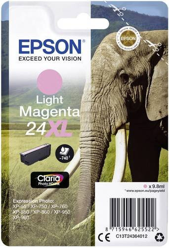 Epson Original T2436 24XL Tintenpatrone für Expression Photo-Serie in Light Magenta - Bild 1