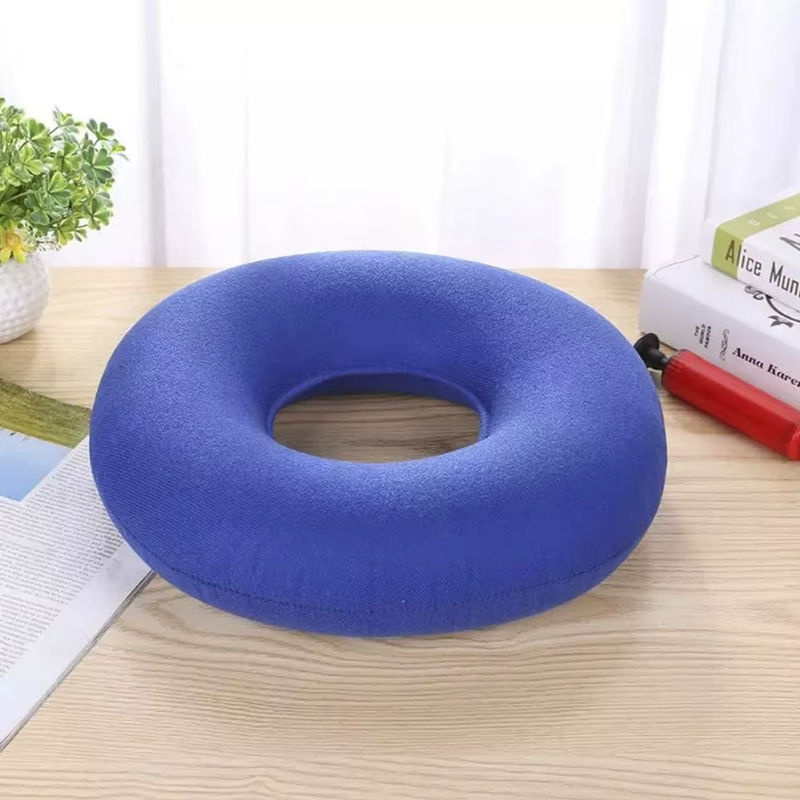 Willstar Aufblasbares Donut-Kissen in Grau für Erwachsene zur Schmerzlinderung beim Sitzen - Bild 6