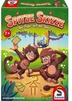 Spitze Skizze Dschungel von Schmidt Spiele – Kooperatives Zeichen- und Rätselspiel für Kinder ab 7 Jahren in Bunt/Mehrfarbig - Bild 1
