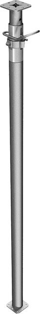 Schake Schalungsstütze CE45 aus Feuerverzinktem Stahl in Silber mit einer Auszugslänge von 4,50 m - Bild 1