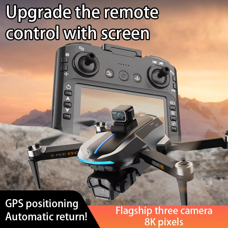 WDSZKMYF AE8 EVO GPS-Drohne mit 8K HD-Doppelkamera, bürstenlosen Motoren und Hindernisvermeidung - Bild 2